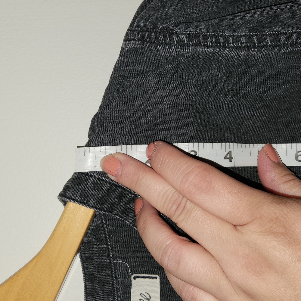 Madewell Black Denim Top - Picture 10 of 11